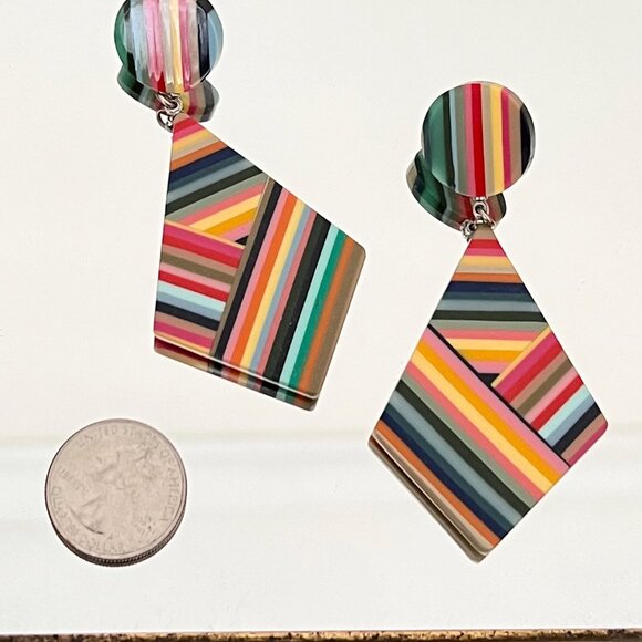 Noa Ecco Resin Earrings from Barcelona - Picture 5 of 5